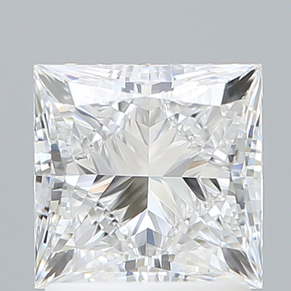 1.76 Carat Princess Shaped, Ideal Cut, D Color, VVS2 Clarity, IGI Certified Lab Grown Diamond
