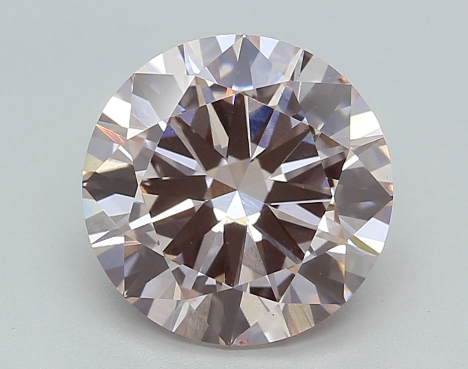3.02 Carat Round Shaped, Excellent Cut, VS1 Clarity, IGI Certified Lab Grown Diamond