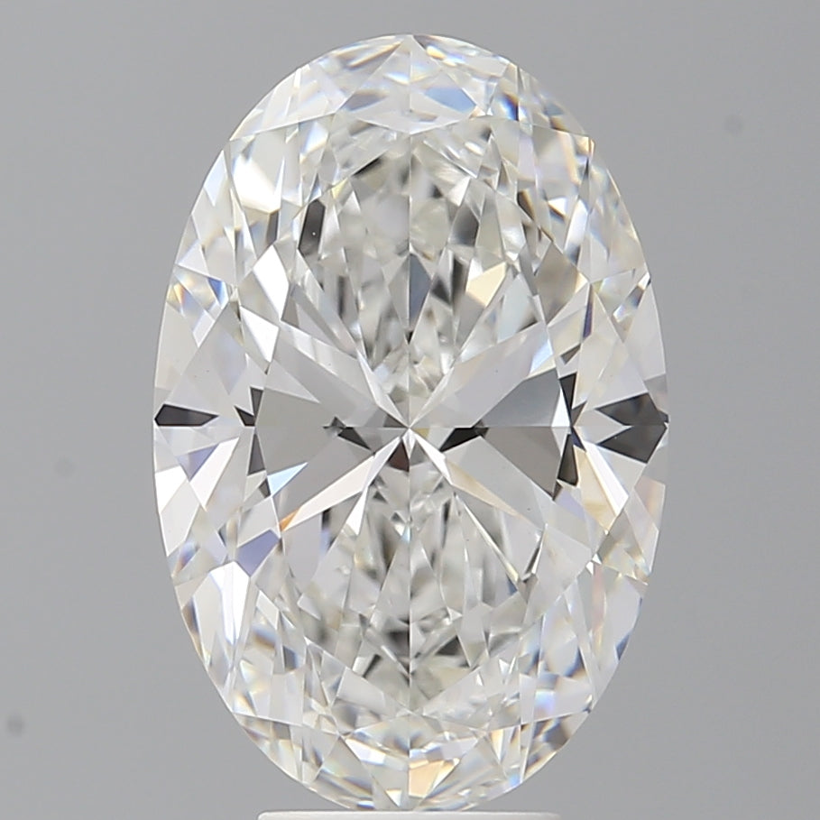 6.10 Carat Oval Shaped, Ideal Cut, E Color, VVS2 Clarity, IGI Certified Lab Grown Diamond