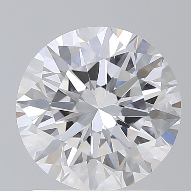 1.72 Carat Round Shaped, Excellent Cut, E Color, VVS2 Clarity, IGI Certified Lab Grown Diamond