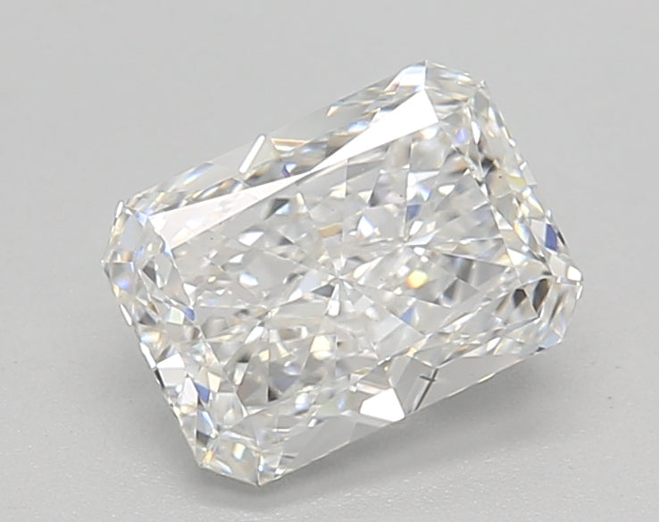 1.21 Carat Radiant Shaped, Ideal Cut, F Color, VS1 Clarity, IGI Certified Lab Grown Diamond