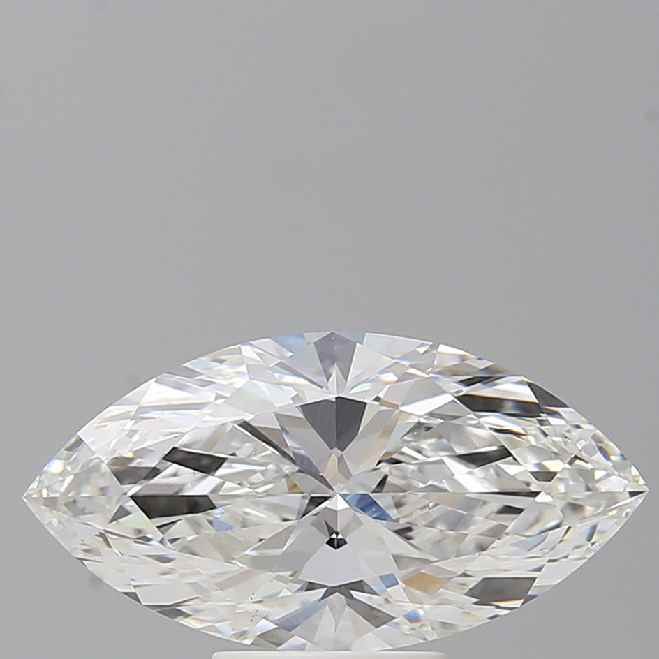 3.59 Carat Marquise Shaped, Ideal Cut, E Color, VS1 Clarity, IGI Certified Lab Grown Diamond