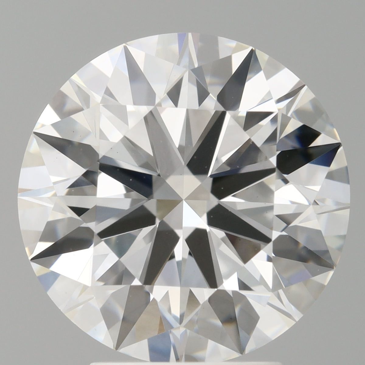 4.06 Carat Round Shaped, Ideal Cut, E Color, VVS2 Clarity, IGI Certified Lab Grown Diamond