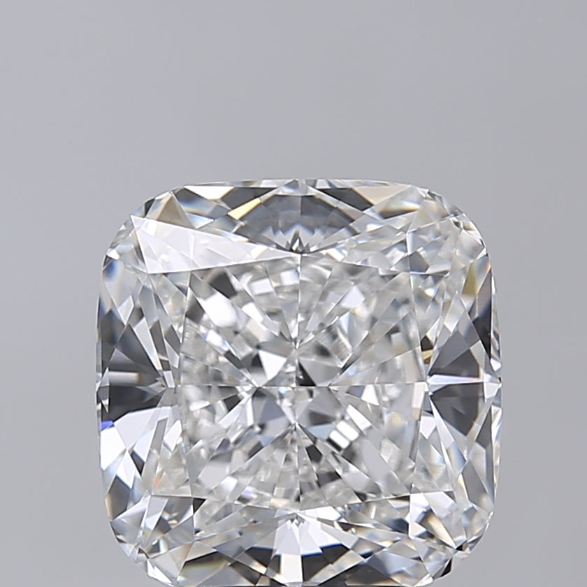 6.02 Carat Cushion Shaped, Excellent Cut, E Color, VVS2 Clarity, IGI Certified Lab Grown Diamond