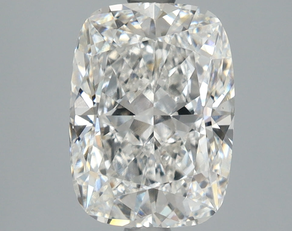 3.02 Carat Cushion Shaped, Ideal Cut, D Color, VVS2 Clarity, IGI Certified Lab Grown Diamond