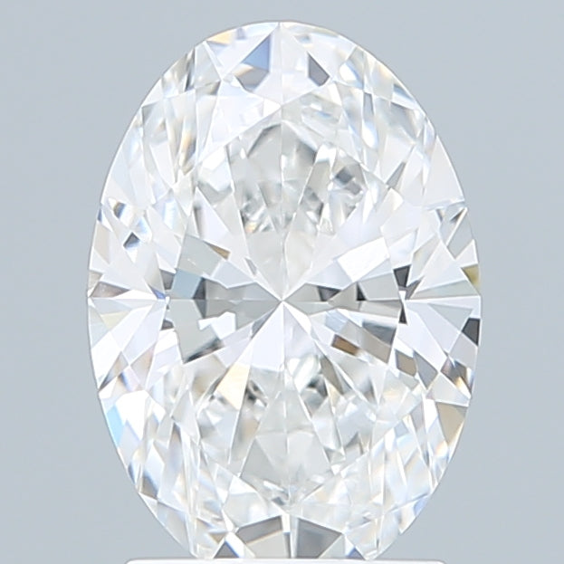 2.10 Carat Oval Shaped, Excellent Cut, D Color, VVS2 Clarity, IGI Certified Lab Grown Diamond