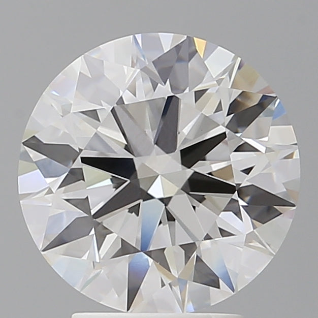 3.56 Carat Round Shaped, Ideal Cut, F Color, VVS2 Clarity, IGI Certified Lab Grown Diamond
