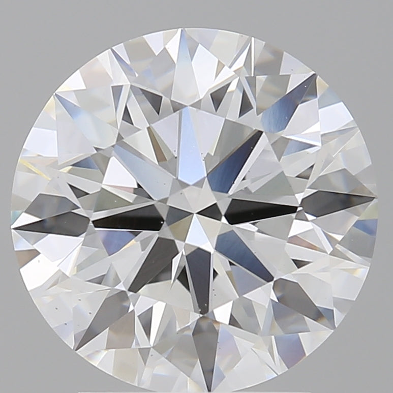 3.10 Carat Round Shaped, Ideal Cut, E Color, VS1 Clarity, IGI Certified Lab Grown Diamond