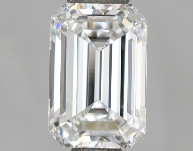 1.03 Carat Emerald Shaped, Ideal Cut, D Color, IF Clarity, IGI Certified Lab Grown Diamond