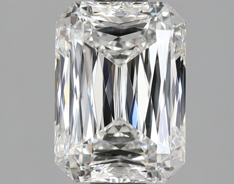 2.02 Carat Radiant Shaped, Ideal Cut, F Color, VVS2 Clarity, IGI Certified Lab Grown Diamond