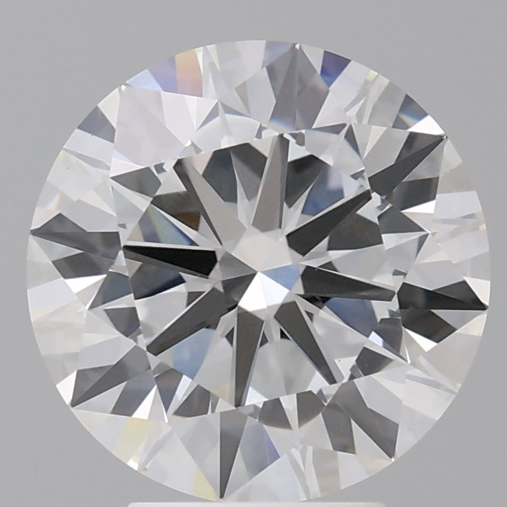 4.58 Carat Round Shaped, Ideal Cut, E Color, VVS2 Clarity, IGI Certified Lab Grown Diamond