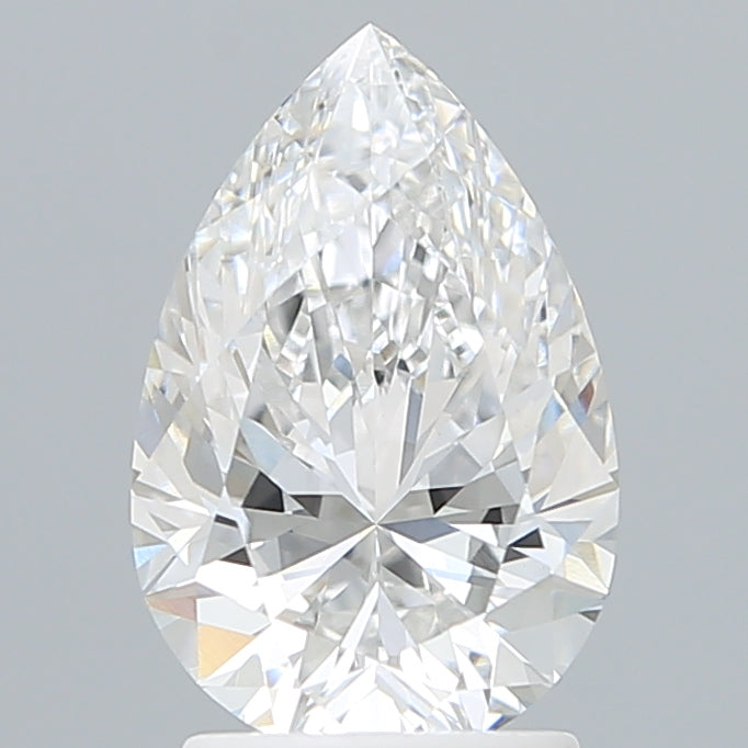 2.23 Carat Pear Shaped, Excellent Cut, E Color, VVS2 Clarity, IGI Certified Lab Grown Diamond