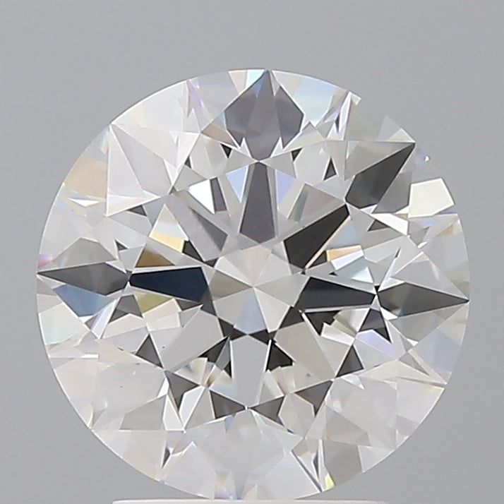 3.10 Carat Round Shaped, Ideal Cut, E Color, VVS2 Clarity, IGI Certified Lab Grown Diamond