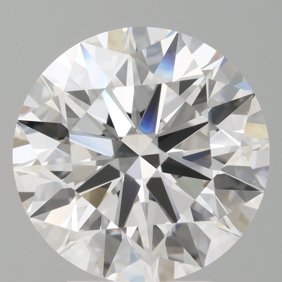 4.09 Carat Round Shaped, Ideal Cut, E Color, VVS2 Clarity, IGI Certified Lab Grown Diamond