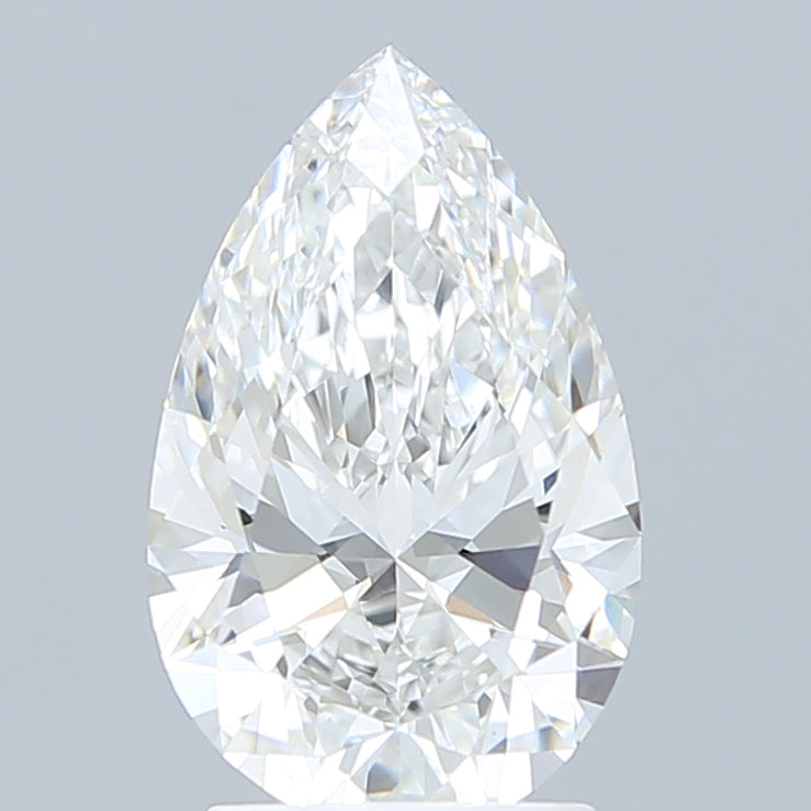 2.29 Carat Pear Shaped, Ideal Cut, E Color, VVS2 Clarity, IGI Certified Lab Grown Diamond