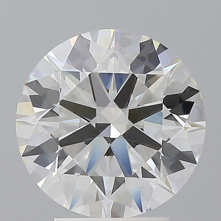 3.52 Carat Round Shaped, Ideal Cut, F Color, VVS2 Clarity, IGI Certified Lab Grown Diamond