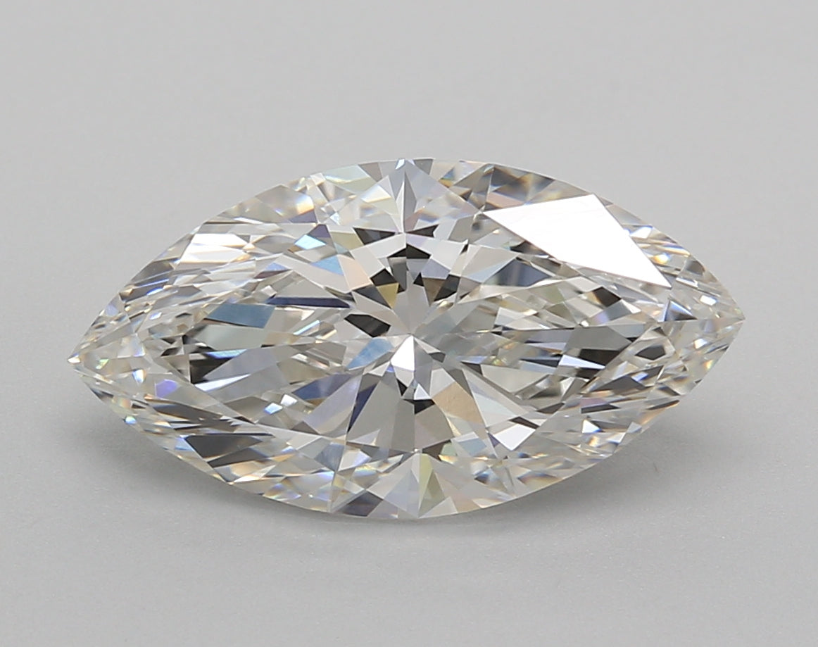 3.50 Carat Marquise Shaped, Excellent Cut, G Color, VVS2 Clarity, IGI Certified Lab Grown Diamond