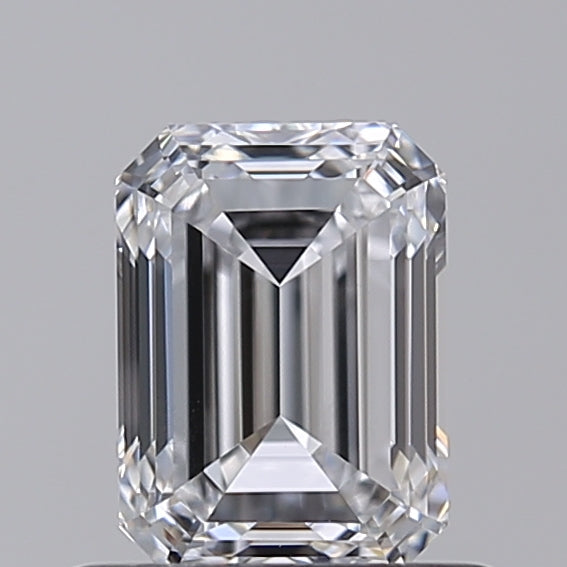 0.71 Carat Emerald Shaped, Ideal Cut, D Color, VS1 Clarity, IGI Certified Lab Grown Diamond