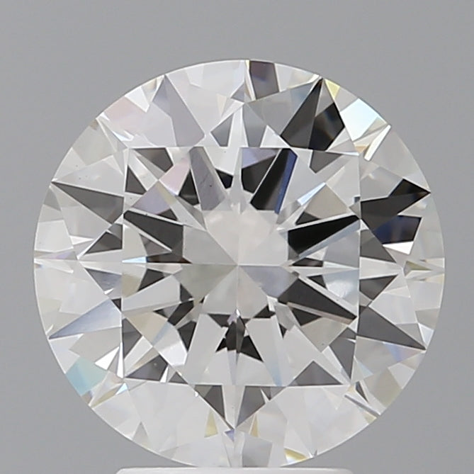 4.04 Carat Round Shaped, Excellent Cut, F Color, VVS2 Clarity, IGI Certified Lab Grown Diamond