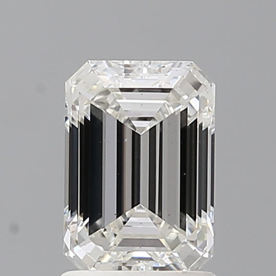 1.51 Carat Emerald Shaped, Ideal Cut, E Color, VS2 Clarity, IGI Certified Lab Grown Diamond