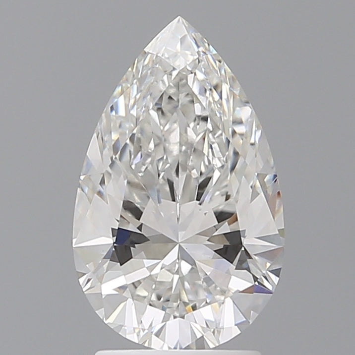 2.51 Carat Pear Shaped, Ideal Cut, E Color, VVS2 Clarity, IGI Certified Lab Grown Diamond