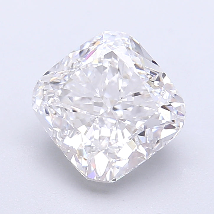 2.70 Carat Cushion Shaped, Very Good Cut, D Color, VVS2 Clarity, IGI Certified Lab Grown Diamond