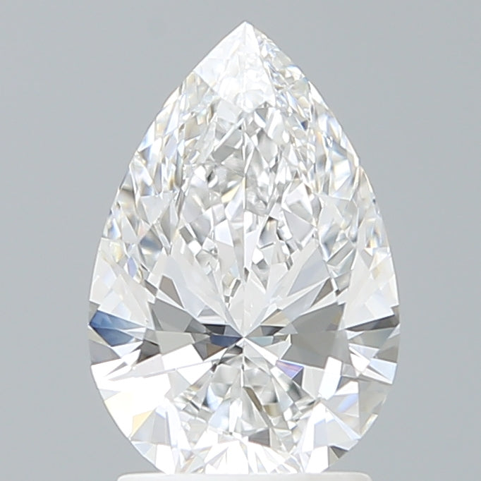 2.01 Carat Pear Shaped, Ideal Cut, D Color, VVS1 Clarity, IGI Certified Lab Grown Diamond