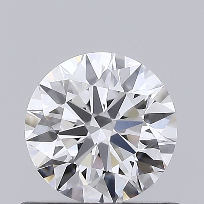 0.53 Carat Round Shaped, Ideal Cut, D Color, VVS2 Clarity, IGI Certified Lab Grown Diamond
