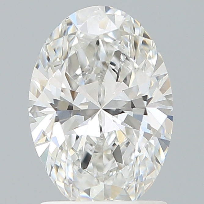 1.59 Carat Oval Shaped, Ideal Cut, E Color, VS1 Clarity, IGI Certified Lab Grown Diamond