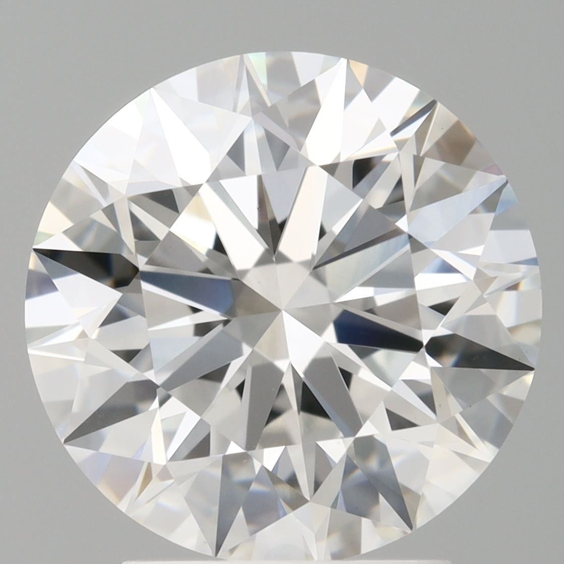 3.05 Carat Round Shaped, Ideal Cut, E Color, VVS2 Clarity, IGI Certified Lab Grown Diamond