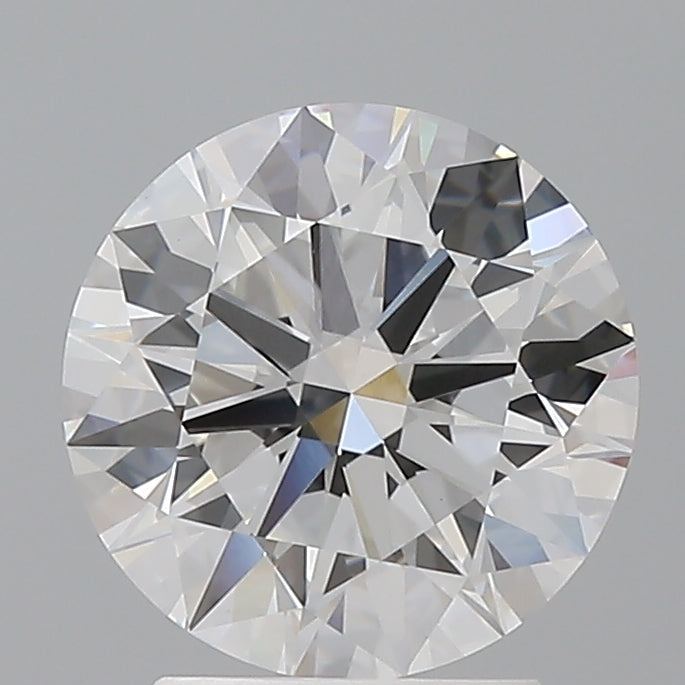 2.50 Carat Round Shaped, Ideal Cut, E Color, VVS2 Clarity, IGI Certified Lab Grown Diamond