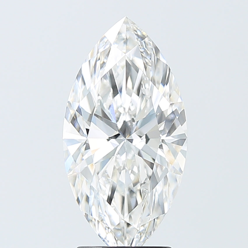 3.08 Carat Marquise Shaped, Ideal Cut, E Color, VVS2 Clarity, IGI Certified Lab Grown Diamond