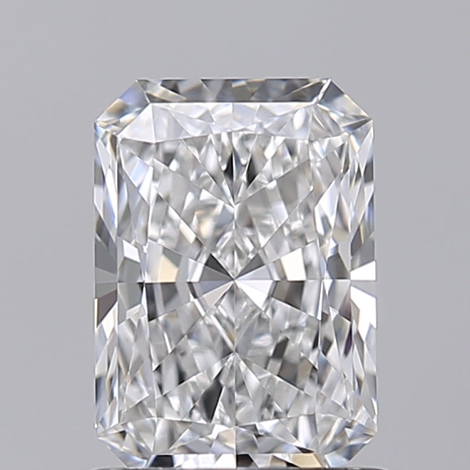 1.02 Carat Radiant Shaped, Ideal Cut, E Color, VVS1 Clarity, GIA Certified Lab Grown Diamond