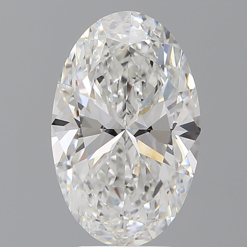 4.57 Carat Oval Shaped, Ideal Cut, E Color, VVS2 Clarity, IGI Certified Lab Grown Diamond