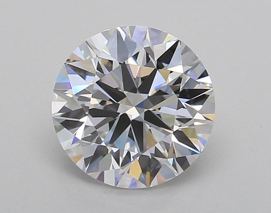 2.02 Carat Round Shaped, Ideal Cut, D Color, VVS1 Clarity, IGI Certified Lab Grown Diamond