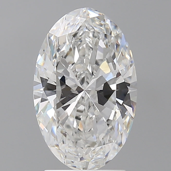 2.55 Carat Oval Shaped, Ideal Cut, D Color, VS1 Clarity, IGI Certified Lab Grown Diamond