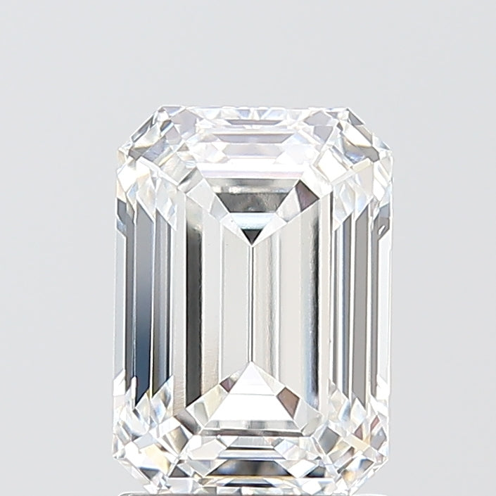 2.02 Carat Emerald Shaped, Ideal Cut, E Color, VVS2 Clarity, IGI Certified Lab Grown Diamond