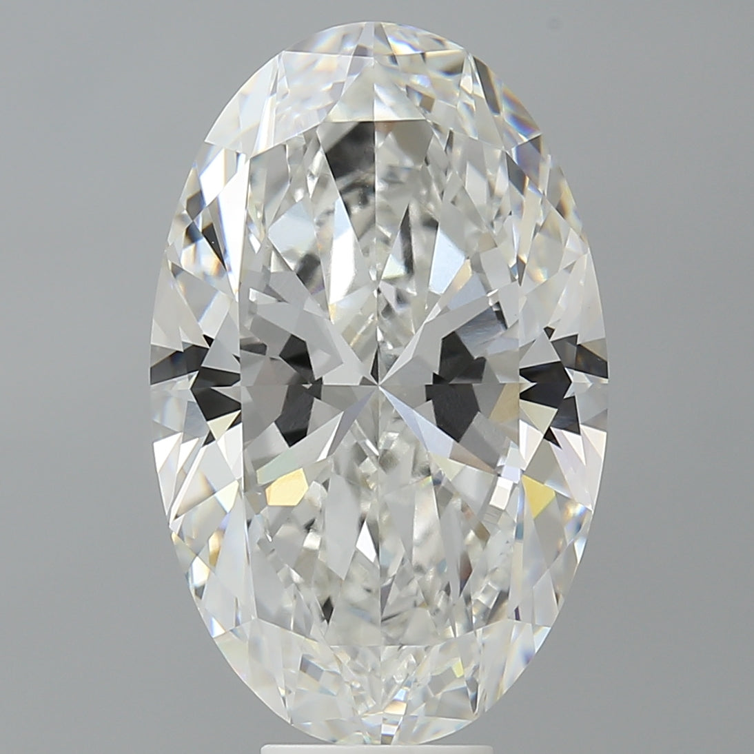 10.00 Carat Oval Shaped, Ideal Cut, F Color, VVS2 Clarity, IGI Certified Lab Grown Diamond