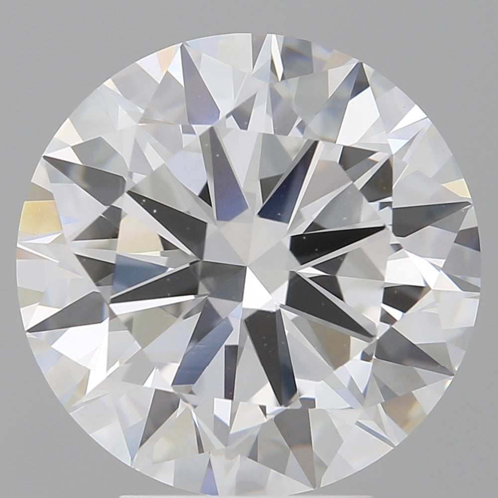 5.00 Carat Round Shaped, Excellent Cut, E Color, VVS2 Clarity, IGI Certified Lab Grown Diamond