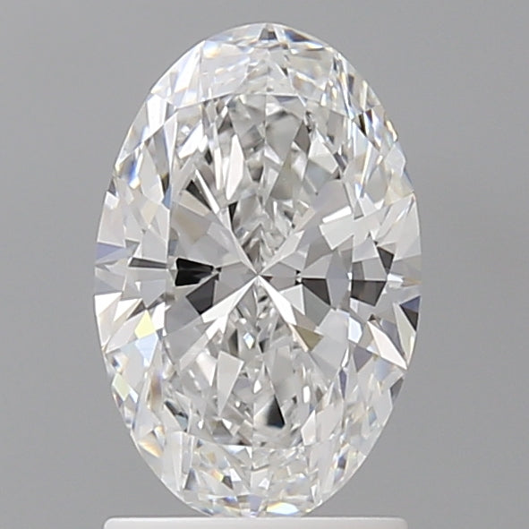 1.59 Carat Oval Shaped, Ideal Cut, D Color, VVS2 Clarity, IGI Certified Lab Grown Diamond