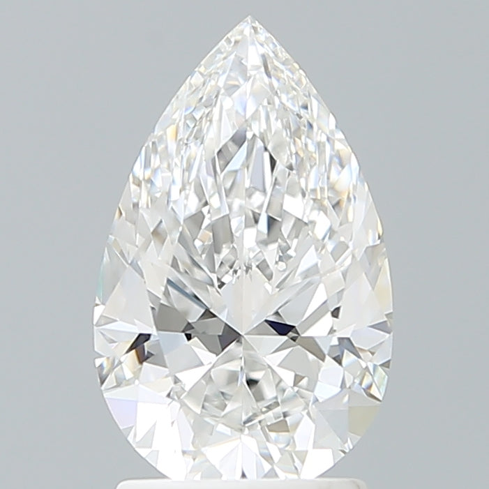 2.11 Carat Pear Shaped, Ideal Cut, E Color, VVS1 Clarity, IGI Certified Lab Grown Diamond
