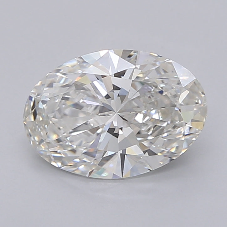 2.03 Carat Oval Shaped, Ideal Cut, F Color, VVS2 Clarity, IGI Certified Lab Grown Diamond