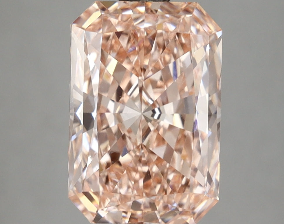 2.97 Carat Radiant Shaped, Ideal Cut, VS1 Clarity, IGI Certified Lab Grown Diamond