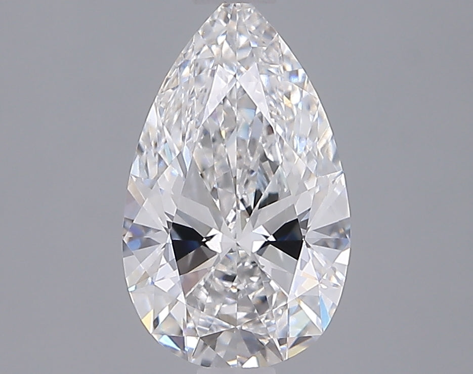 1.57 Carat Pear Shaped, Ideal Cut, D Color, VVS1 Clarity, IGI Certified Lab Grown Diamond