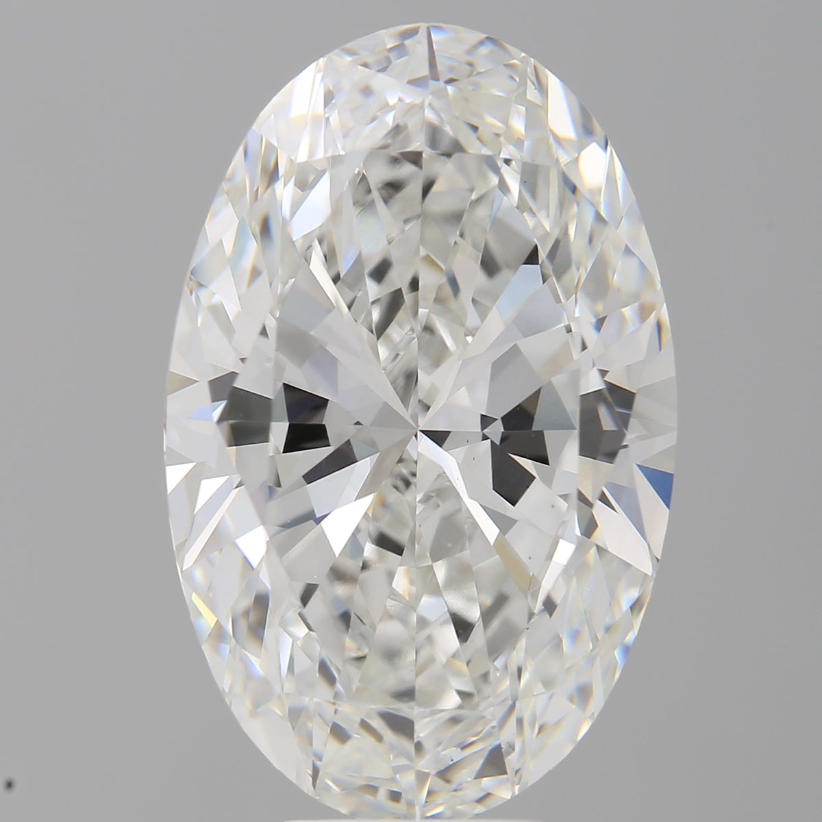 9.10 Carat Oval Shaped, Ideal Cut, F Color, VVS2 Clarity, IGI Certified Lab Grown Diamond