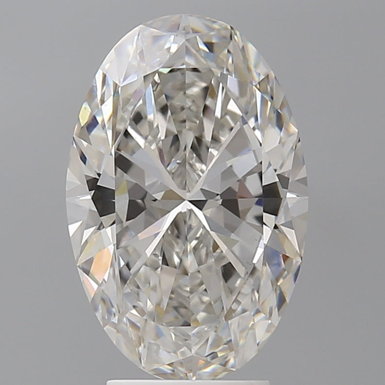 4.07 Carat Oval Shaped, Ideal Cut, F Color, VVS2 Clarity, IGI Certified Lab Grown Diamond