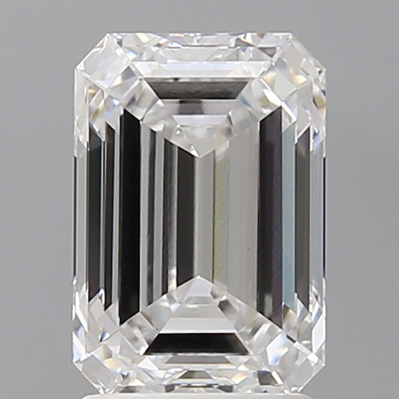 2.56 Carat Emerald Shaped, Ideal Cut, D Color, VVS2 Clarity, IGI Certified Lab Grown Diamond