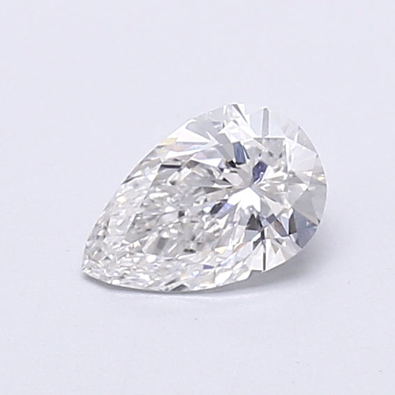 0.54 Carat Pear Shaped, Very Good Cut, D Color, VS1 Clarity, IGI Certified Lab Grown Diamond