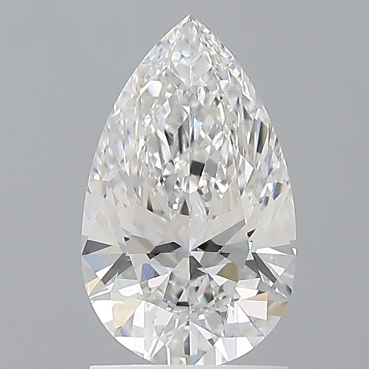 1.59 Carat Pear Shaped, Ideal Cut, E Color, VVS1 Clarity, IGI Certified Lab Grown Diamond