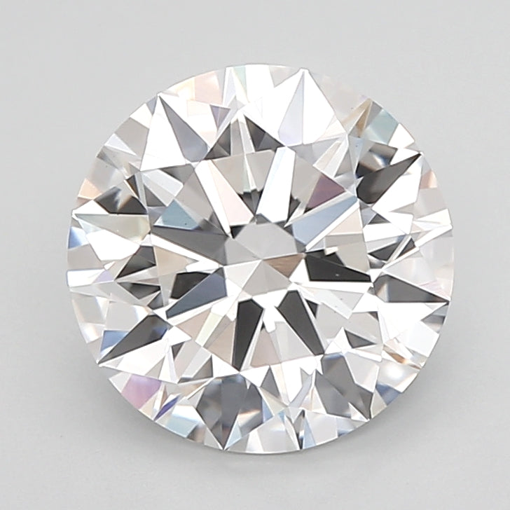 3.00 Carat Round Shaped, Ideal Cut, D Color, VVS2 Clarity, IGI Certified Lab Grown Diamond
